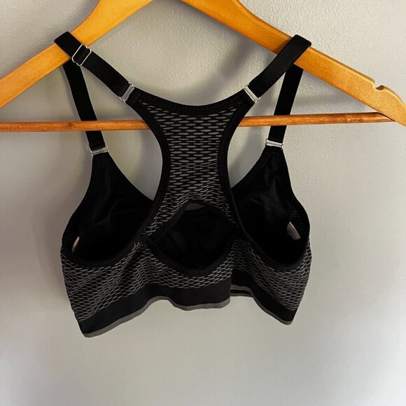 Ryka Women’s Black Grey Stretch Racerback Style Sports Bra L - Picture 5 of 6